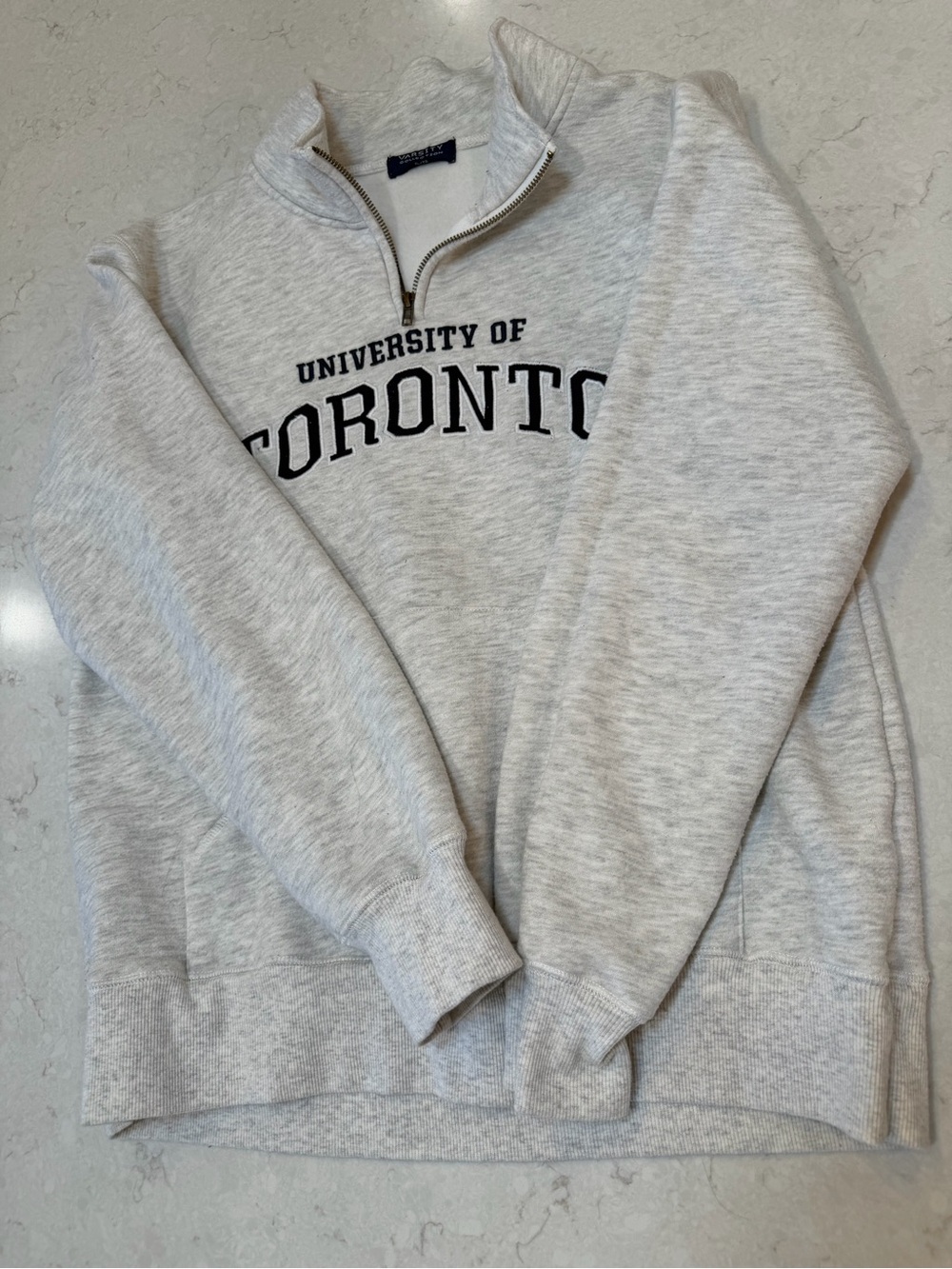 University of Toronto Varsity Collection Quarter-Zip Sweatshirt – XL